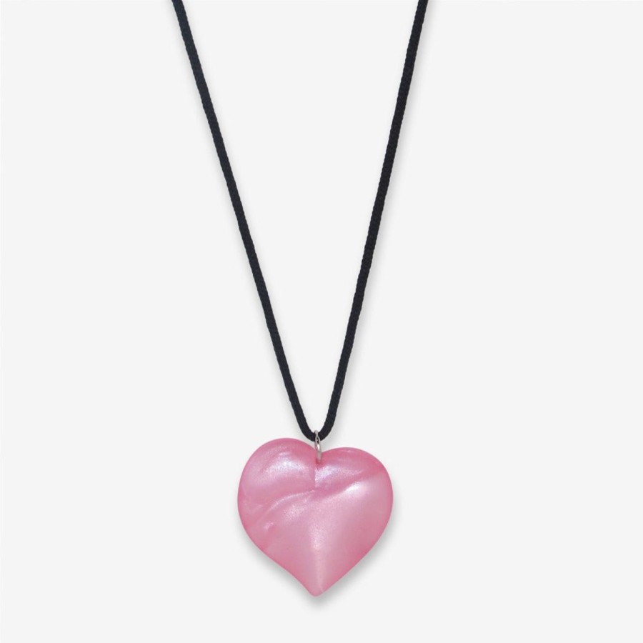 Necklaces Tarina Tarantino | Lucite Heart Wrap