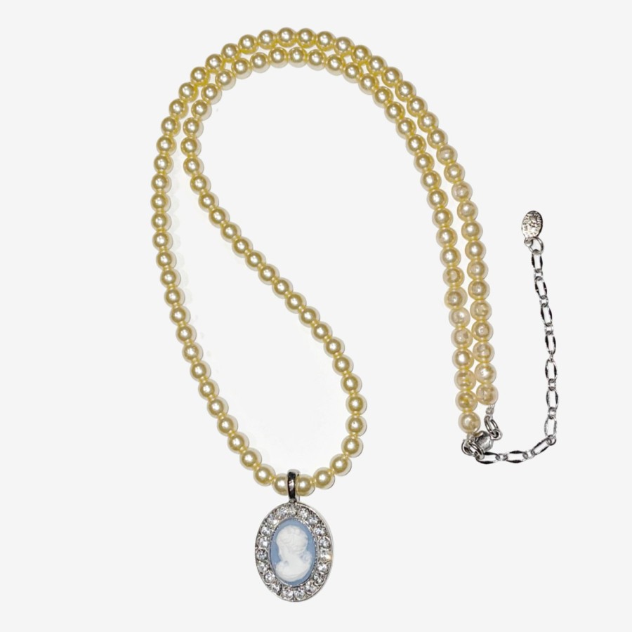 Necklaces Tarina Tarantino | Midi Cameo Pearls