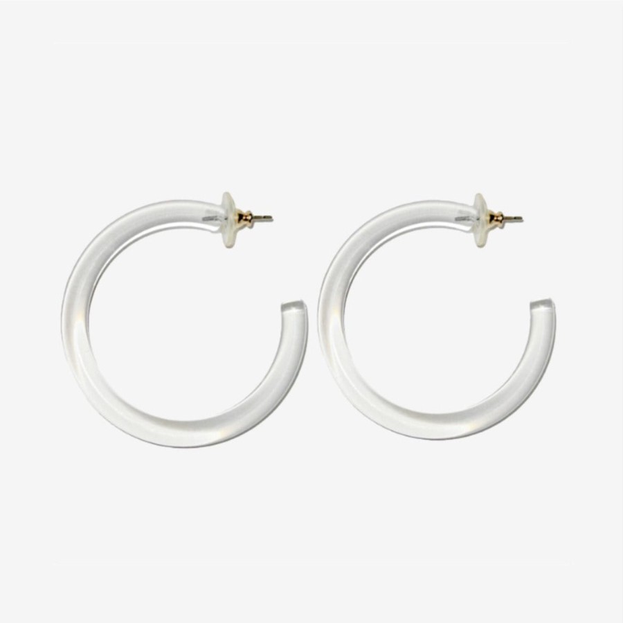 Earrings Tarina Tarantino | Lucite Hoops