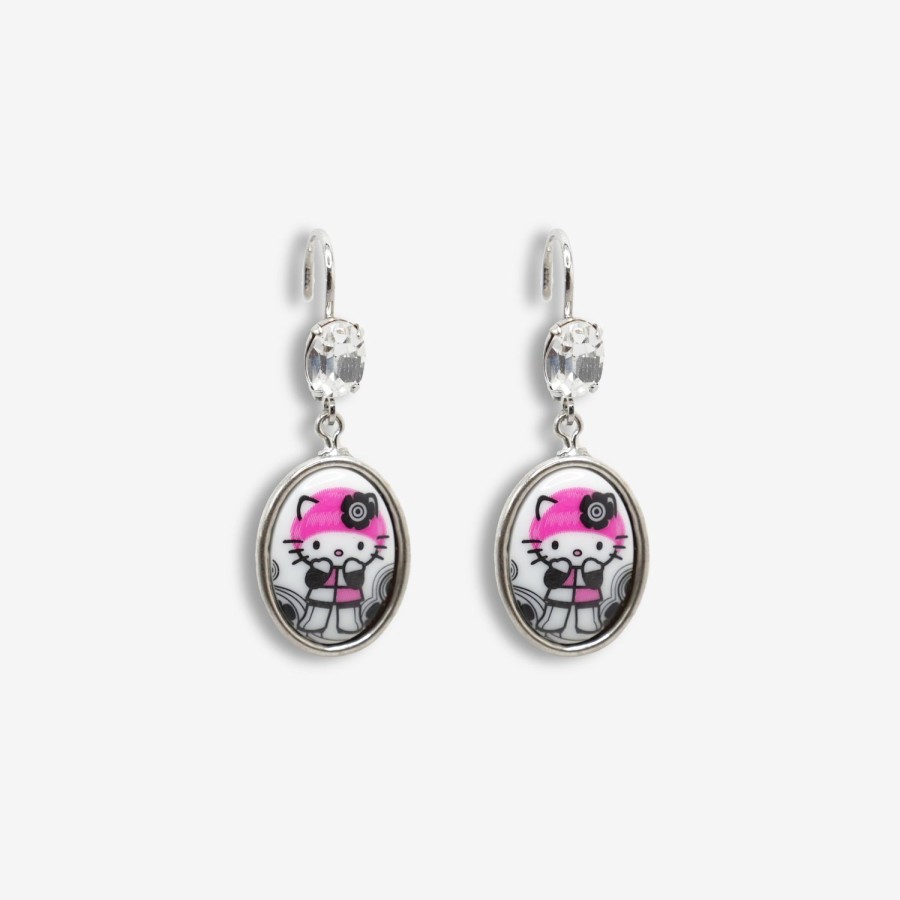 Earrings Tarina Tarantino | Mini Mod Kitty Earrings