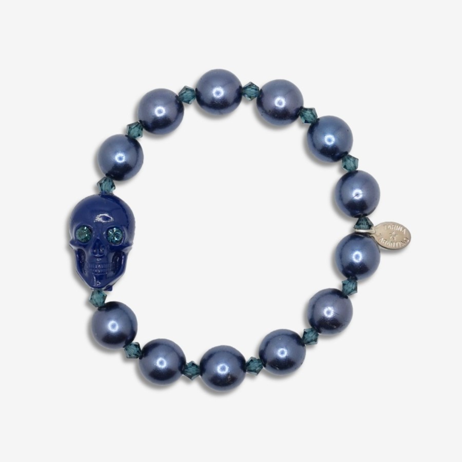 Bracelets Tarina Tarantino | Pearl Skull Bracelet