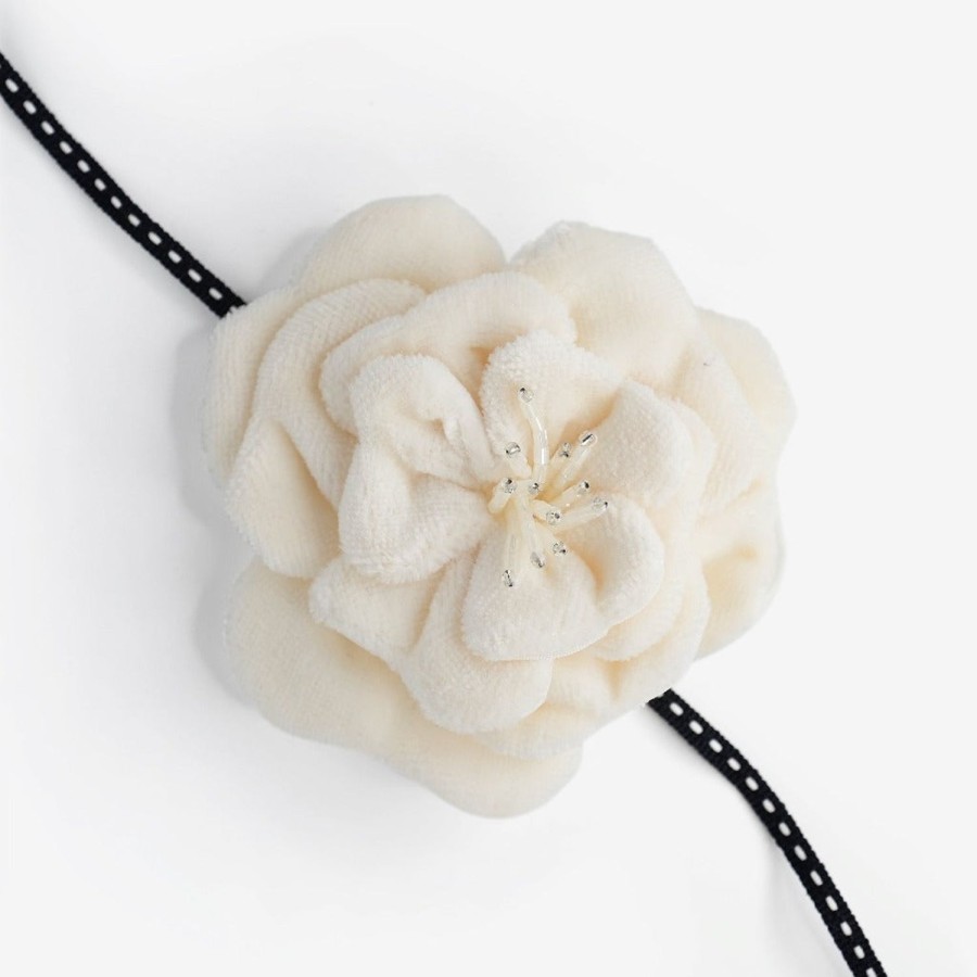 Necklaces Tarina Tarantino | Velvet Puff Rosette