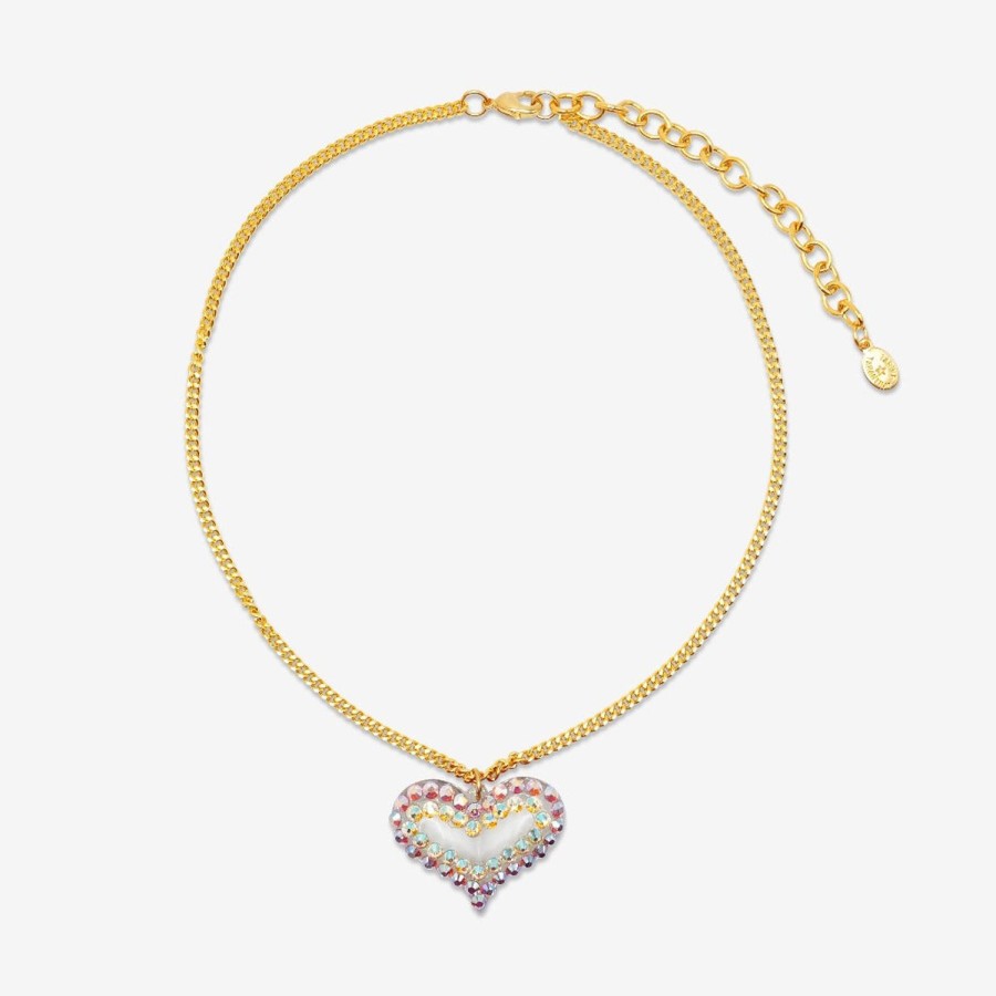 Necklaces Tarina Tarantino | Heart Of Glass Necklace